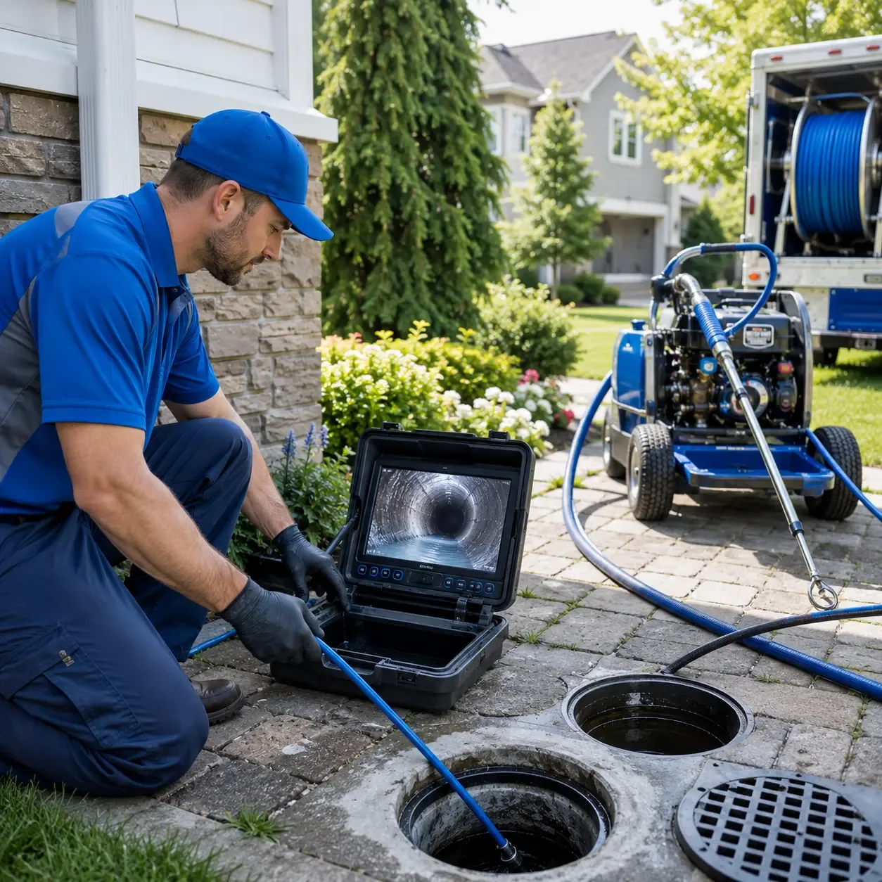 Outdoor drain cleaning professionals serving Ladonia, TX